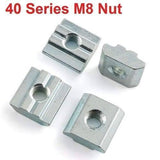 40xM8 Slot Nut Sliding Nut For 4040 Aluminum Extrusion Hammer Head Drop In Connector