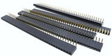 High-quality 2.54mm Pitch 40 Pin Right Angle Female Header (90 Degrees) - Digilog.pk