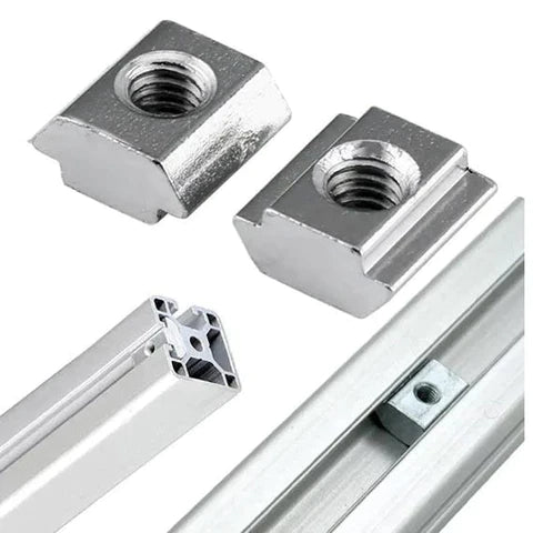 40xM6 Slot Nut Sliding Nut For 4040 Aluminum Extrusion Hammer Head Drop In Connector