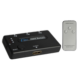3 Port Hdmi Switch Hub With Remote Control