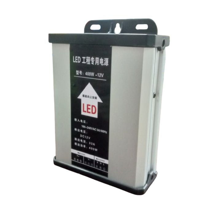 12v 400w Rainproof Led Power Supply, Output Voltage 12v Dc