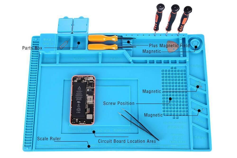 Large Heat Insulation Silicone Soldering & Repairing Mat