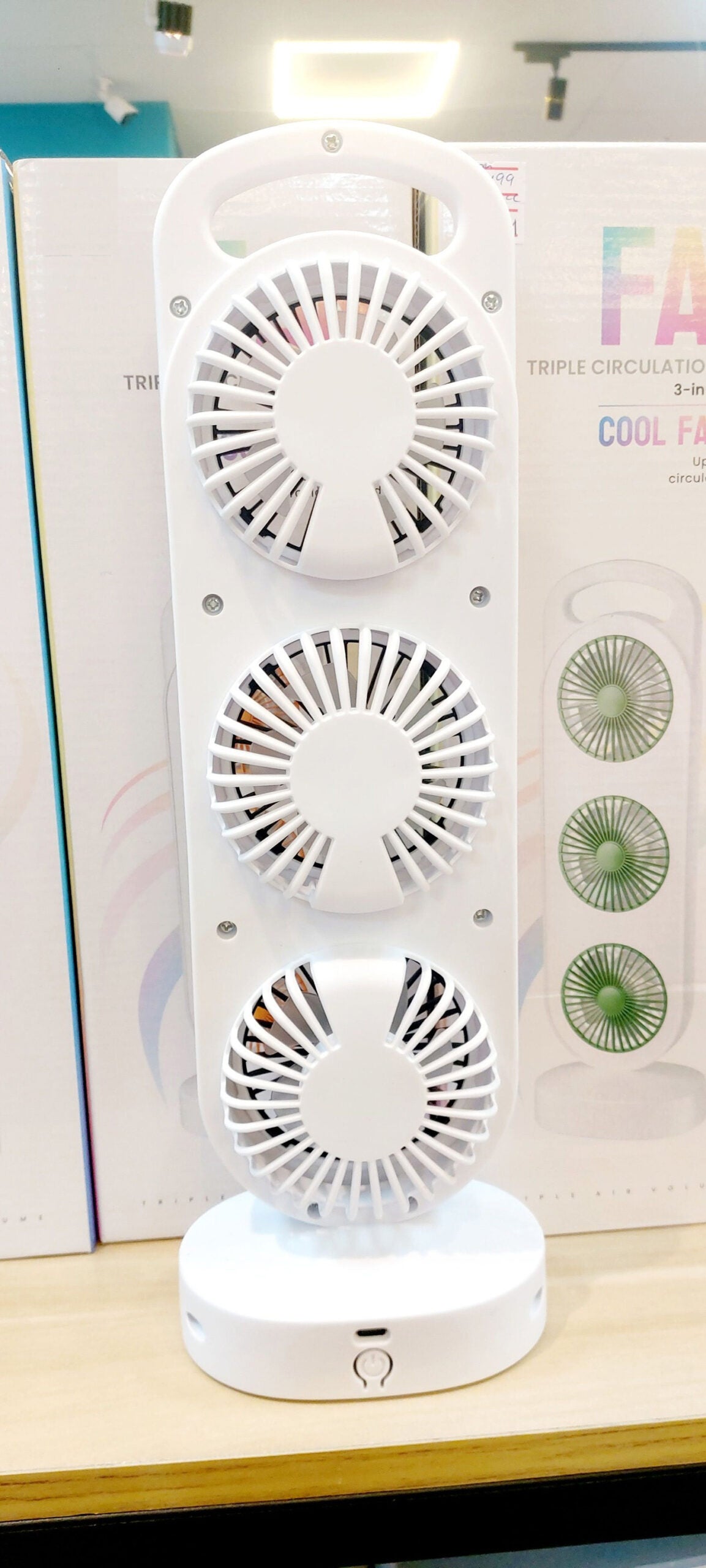 Rechargeable Triple Circulation Wind Fan price