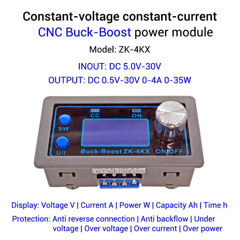 4kx 35w Programmable Cnc Buck-boost Power Supply Dc Adjustable Cc Cv Charging Module