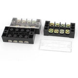 4p 600v 25a Double Row Barrier Block Screw Terminal Connector Tb-2504l