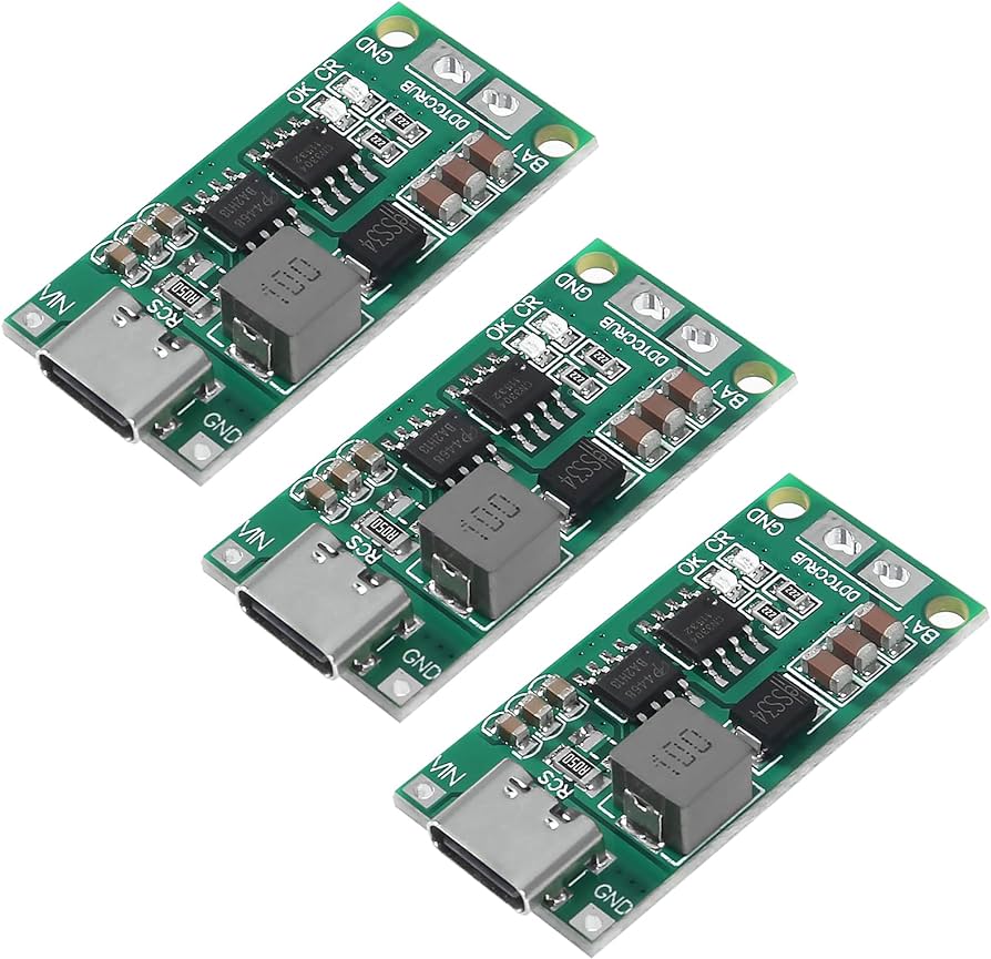 4S Type C 16.8V Step-Up Boost LiPo Polymer Li-Ion Charger 14.8Vdc 18650 Lithium Battery