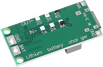 4S Type C 16.8V Step-Up Boost LiPo Polymer Li-Ion Charger 14.8Vdc 18650 Lithium Battery