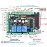 4 Axis 6 Axis Cnc Breakout Board Stepper Motor Driver Mach3v2.1-l Adapter Controller