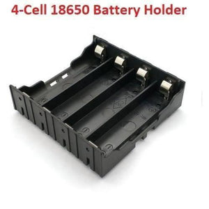 4 Cell Lithium Ion 3.7v 18650 Battery Holder Case Box