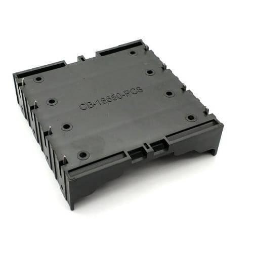 4 Cell Lithium Ion 3.7v 18650 Battery Holder Case Box