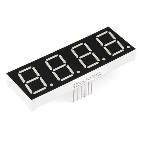 Common Anode 4 Digit 7 Segment Red Led Display