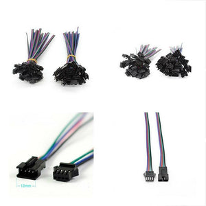 4 Pin Sm Connector Male To Female 4pin Sm Connector Cable For Rgb Led Strip