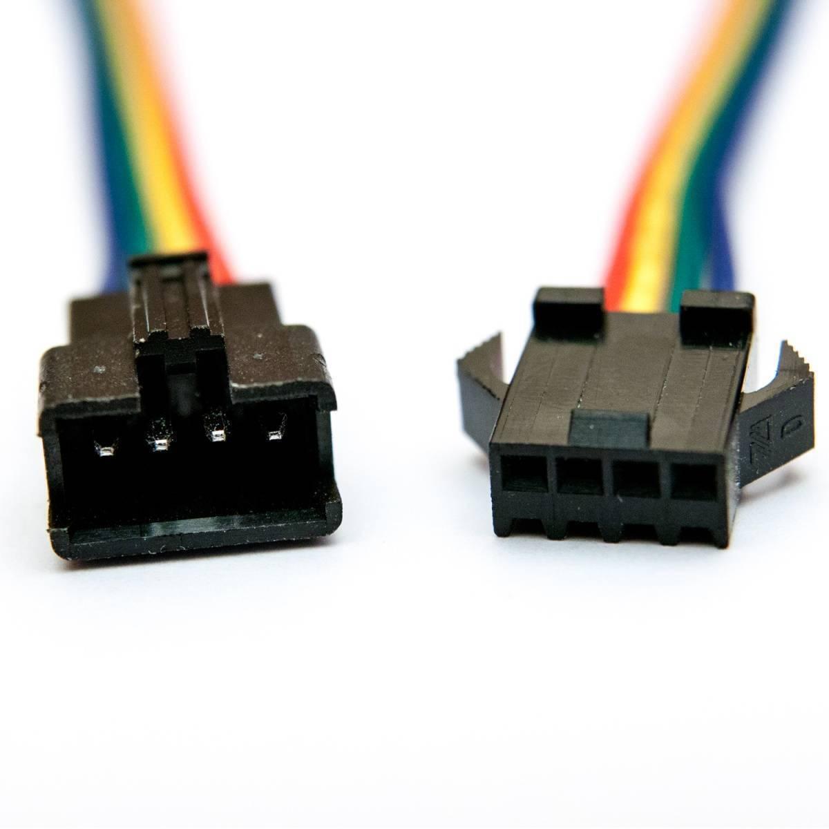 4 Pin Sm Connector Male To Female 4pin Sm Connector Cable For Rgb Led Strip