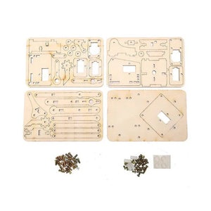 Unassembled 4dof Wooden Robotic Arm (WITH MOTORS)