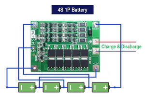 4s Bms 4s 40a Bms Li-ion Battery Protection Board Balanced Version 40 A Bms: