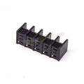 5 Pin Terminal Block Connector Straight Through Hole Black Barrier Terminal