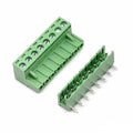 5.08 Mm Pitch 8 Pin Right Angle Pcb Mount Plug Able Terminal Block Connectors Bent Screw Terminal