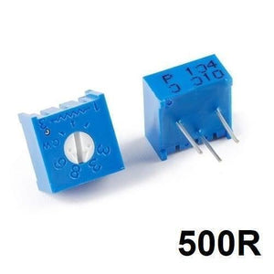 500r Variable Resistor 3386 Single Turn Trimmer Potentiometer