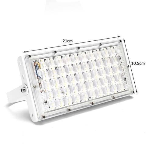 50w 50 Led White Shell Flood Light