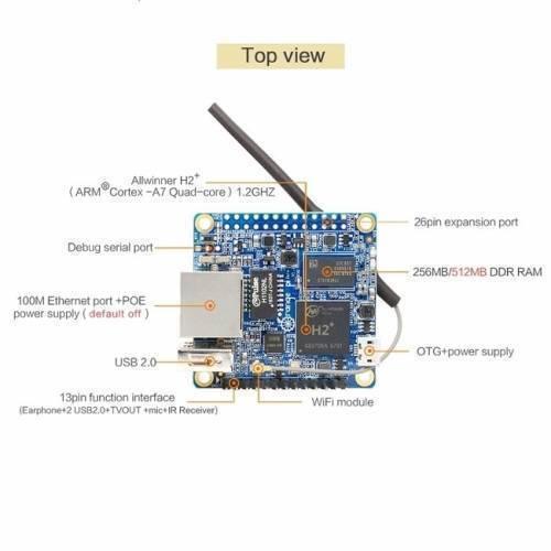 512mb Orange Pi Zero H2 Development Board