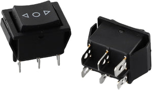 6 Pin Dpdt Double Pole Double Throw 10 Amp Momentary Rocker Switch Momentary Push Button Switch