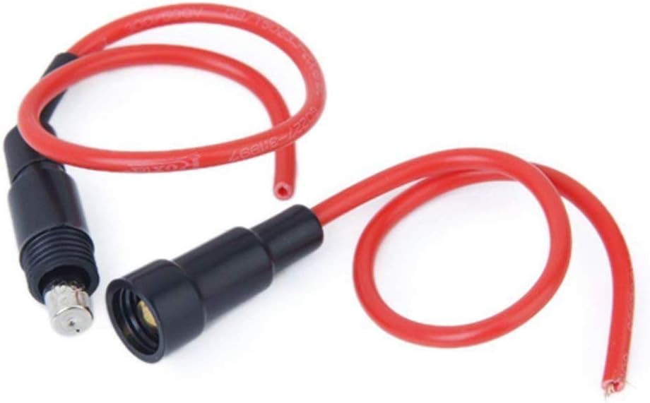 250V 10A Glass Tube Fuse Holder Inline Screw Type Cap 20mm x 5mm