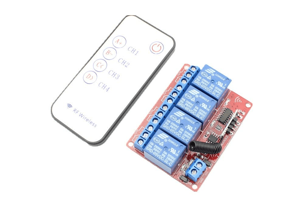 4 Channels Rf Remote Control Module Dc 12v