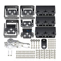 Aluminium Robot 6 Dof Arm Claw Mount Kit Mechanical Robotic Arm For Arduino