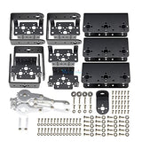 Aluminium Robot 6 Dof Arm Claw Mount Kit Mechanical Robotic Arm For Arduino