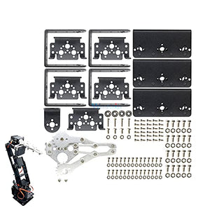 Aluminium Robot 6 Dof Arm Claw Mount Kit Mechanical Robotic Arm For Arduino