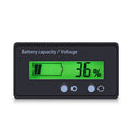 Battery Capacity Tester, Lcd Display Digital Lithium Battery Status Display Capacity Voltage Meter Tester Voltmeter 12-48v Battery