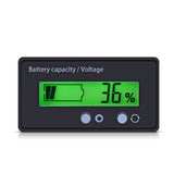 Battery Capacity Tester, Lcd Display Digital Lithium Battery Status Display Capacity Voltage Meter Tester Voltmeter 12-48v Battery