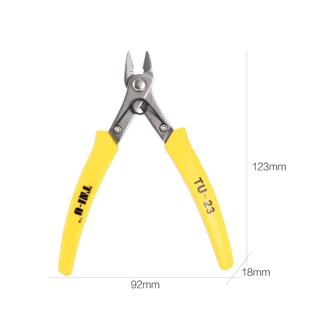 TNI-U TU23 Diagonal Plier Cutter Cutting Copper Cable Wire Repair Clamp DIY Electronic