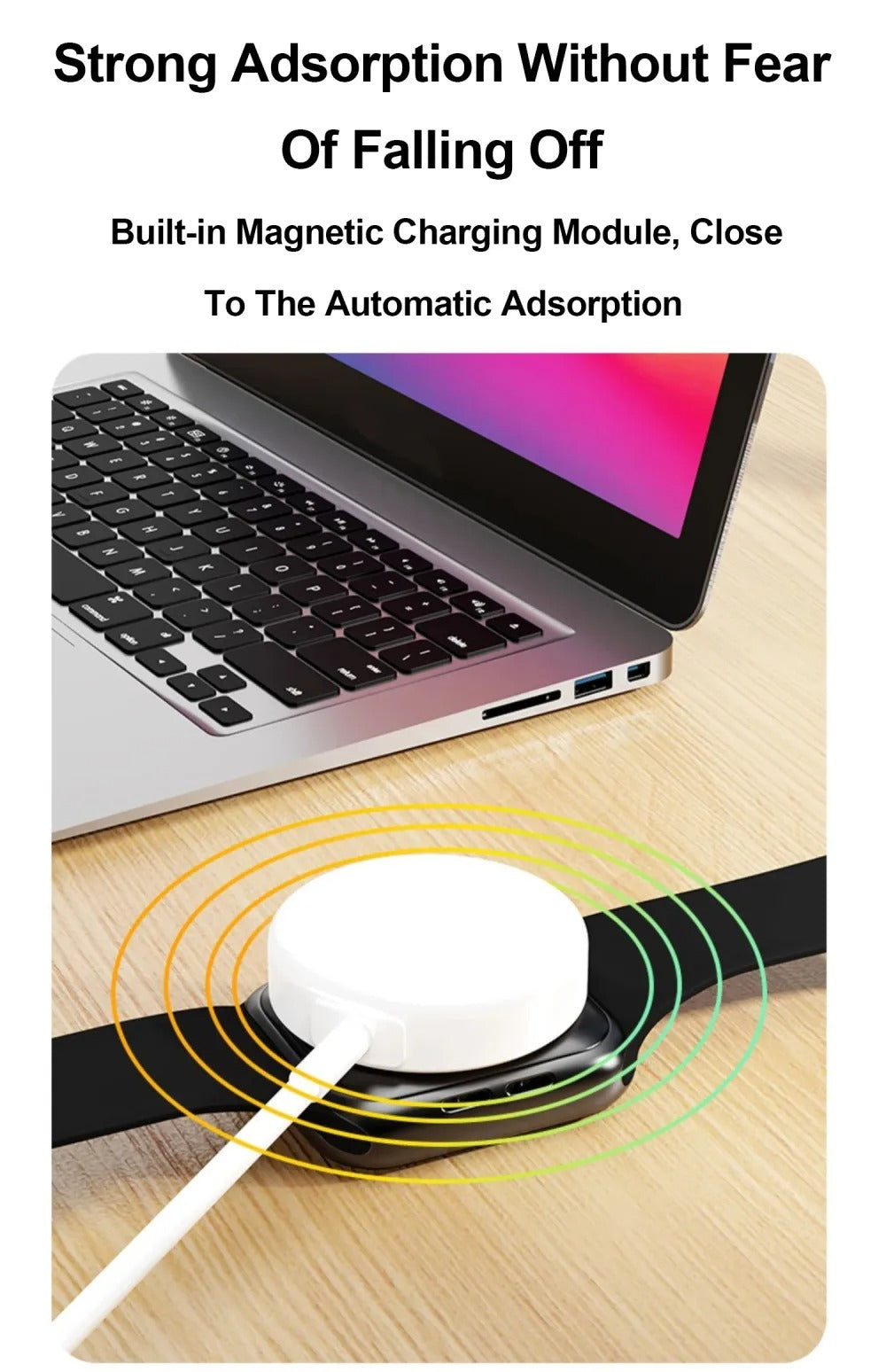 Magnetic Wireless Smartwatch Charging Cable