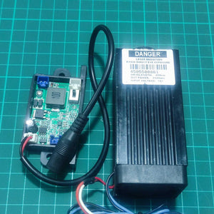 Used 5500mw Laser Module 450nm Blue Laser Head Engraving Cutting Laser Kit 5.5w Laser