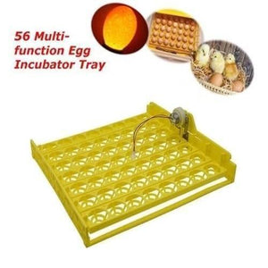 56 Eggs Tray Poultry Chicken Bird Eggs 12v Incubator Turner Tray With Turning Motor