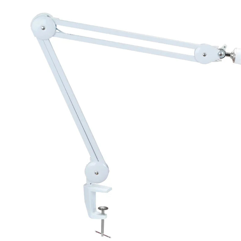 5d Clip Table Type Adjustable Magnifying Glass Lamp Work Lamp Led Lamp Reading Inspection Desk Lamp Ma-1209li