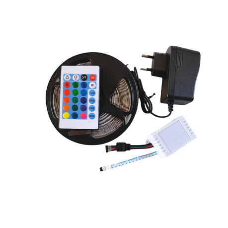 5 Meter 12v Rgb Led Light Strip Set