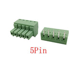 5pin 15edg-y 3.81mm Kf2edg 3.5mm Pcb Screw Terminal Blocks Connector Plug Pin Right Angle 3.81mm Pitch Header Socket
