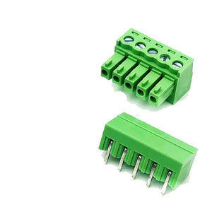5pin 15edg-y 3.81mm Kf2edg 3.5mm Pcb Screw Terminal Blocks Connector Plug Pin Right Angle 3.81mm Pitch Header Socket