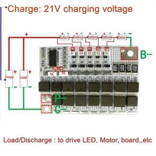 3s/4s/5s Bms 12v 16.8v 18v 3.2v 100a Bms For Lifepo4 Lithium Iron Phosphate Lithium Battery Protection Circuit Board Li-polymer Balance Charging