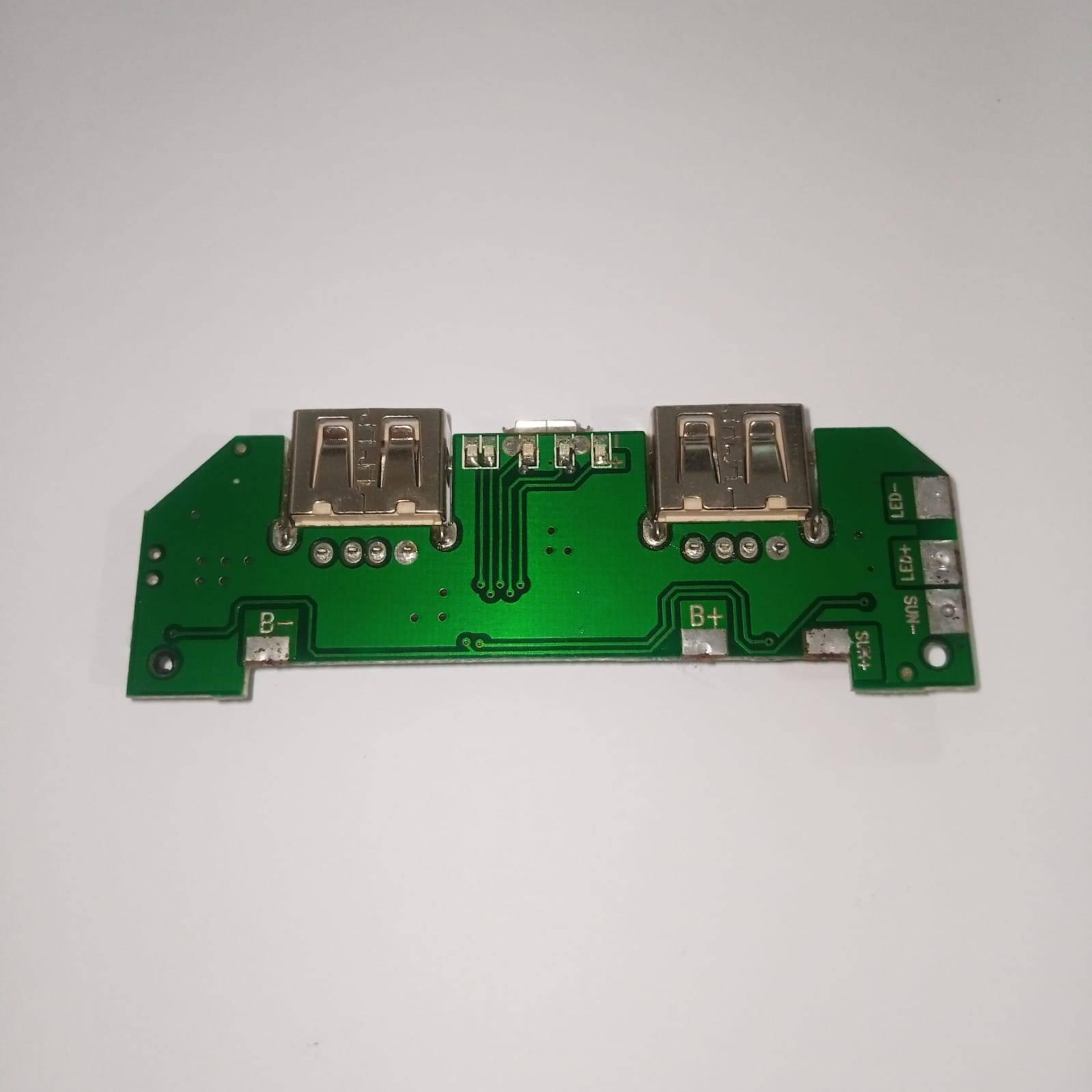 Pull Out 5v 2a Diy Power Bank Module With Emergency Light Points
