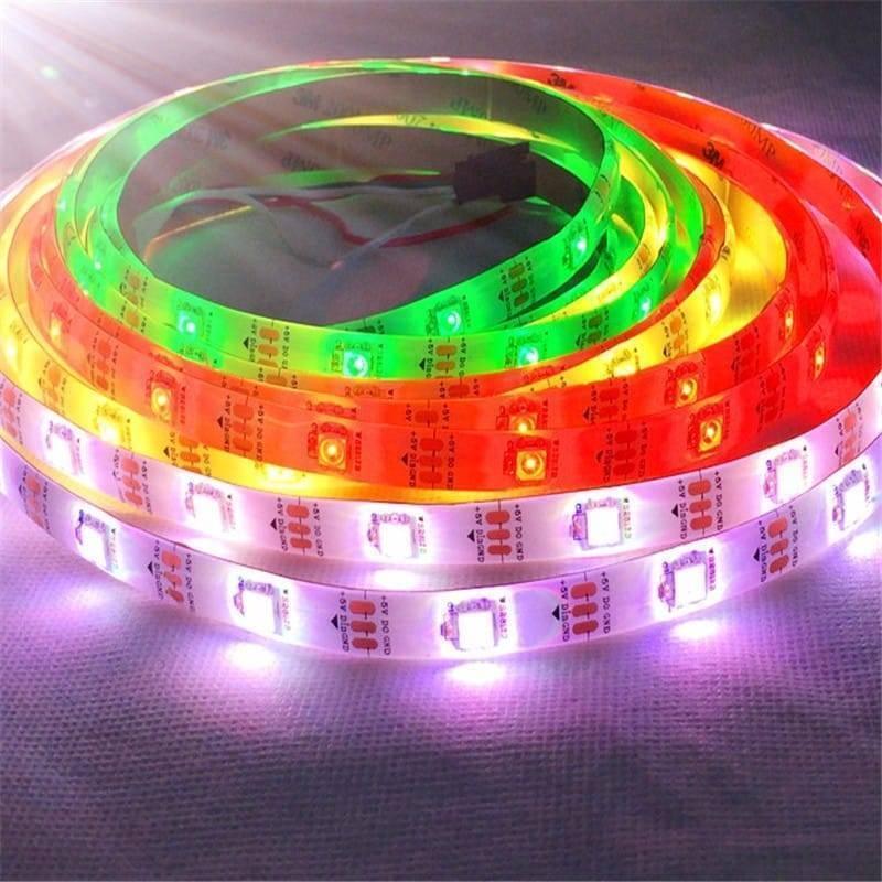 5v 5 Meter Addressable Led Strip Ws2812b 30 Led Per Meter