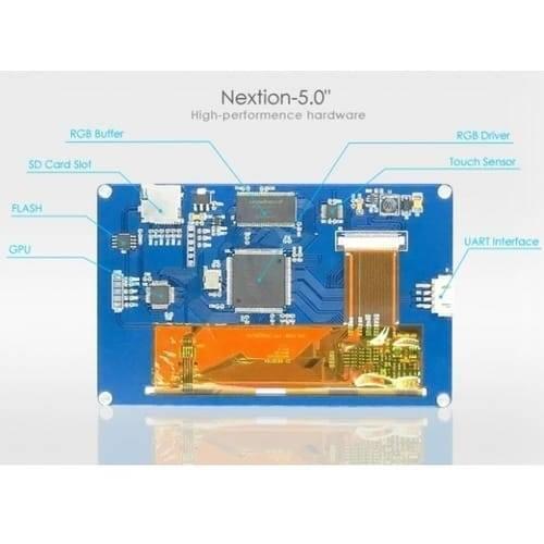 5 Inch Lcd Hmi Tft Intelligent Touch Display Module Nextion Nx8048t050