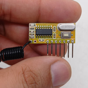 Without Battery 4 Channel Wireless Remote Control Kit RX12 RF Transmitter Receiver Module For Arduino Momentary Type