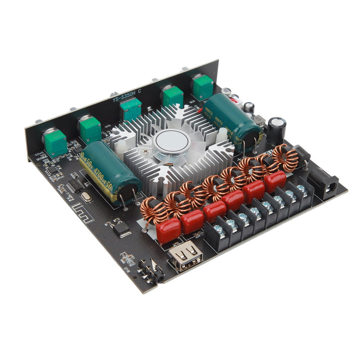 XY S350H 220Wx2 350W 2.1 Channel Bluetooth Power Amplifier Board 18V‑38V Bluetooth Speaker Audio Amplifier Module Channel Subwoofer Amplifier Board