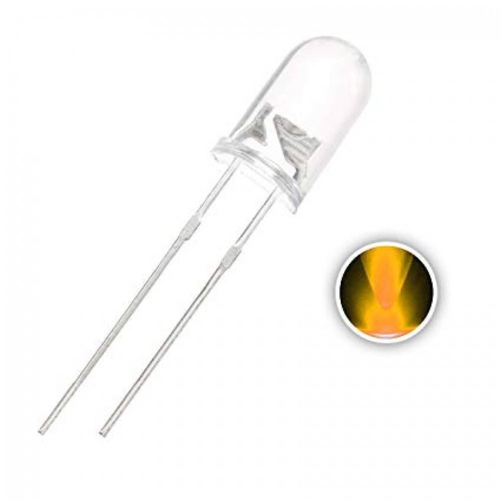 5mm Yellow Led Crystal Bright