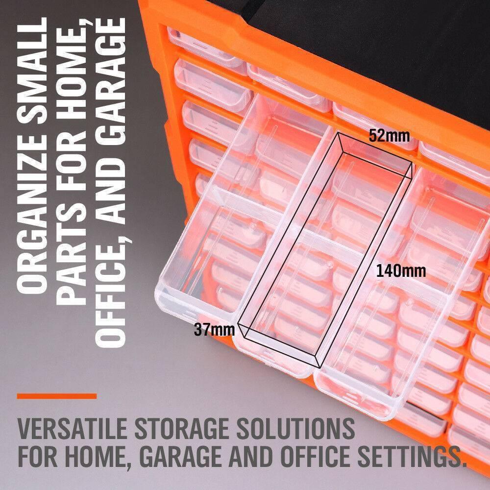 60 Drawer Plastic Component Storage Tools Box Makeup Jewelry Medicine Stationery Organizer