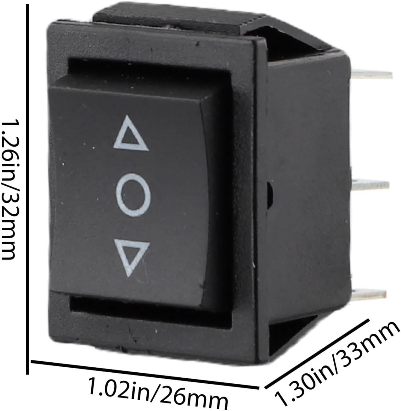 6 Pin Dpdt Double Pole Double Throw 10 Amp Momentary Rocker Switch Momentary Push Button Switch