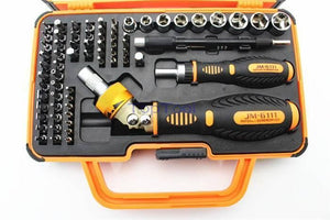 Jm-6111 69 In 1 Screwdriver Ratchet Hand-tools Suite Furniture Computer Electrical Maintenance Tools